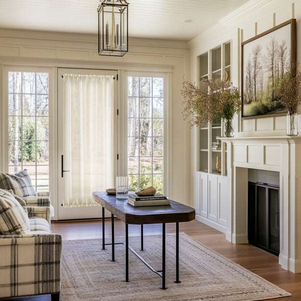 Lena Linen|French Door Curtains