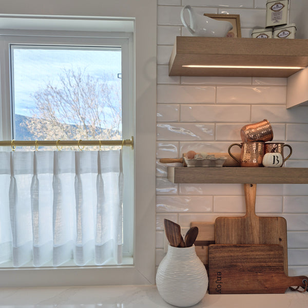 Silk Chic|Sheer|Café Curtains