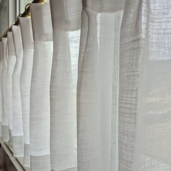 Silk Chic|Sheer|Café Curtains