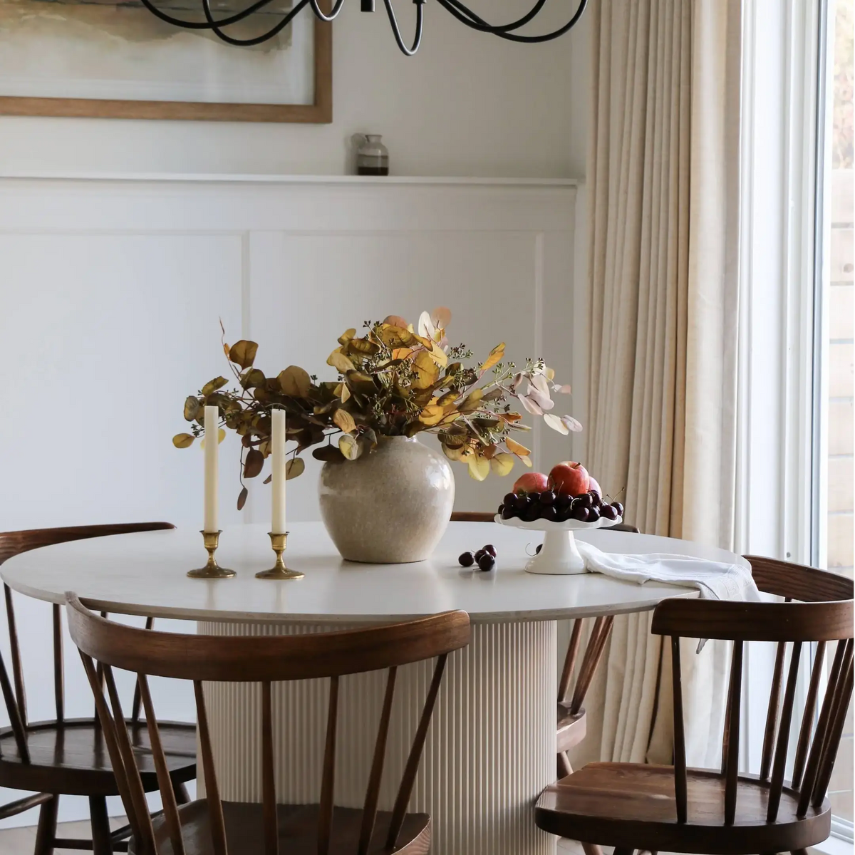 Stylish double layered curtains enhancing home decor