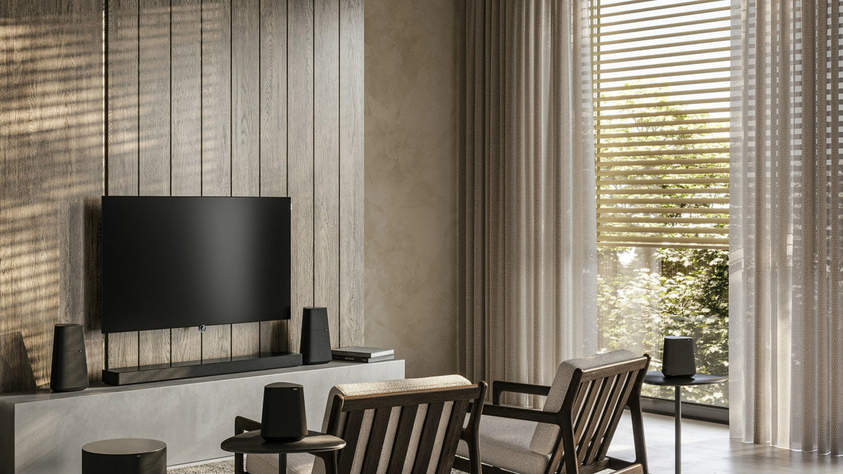 Modern room darkening curtains creating a cozy and private space