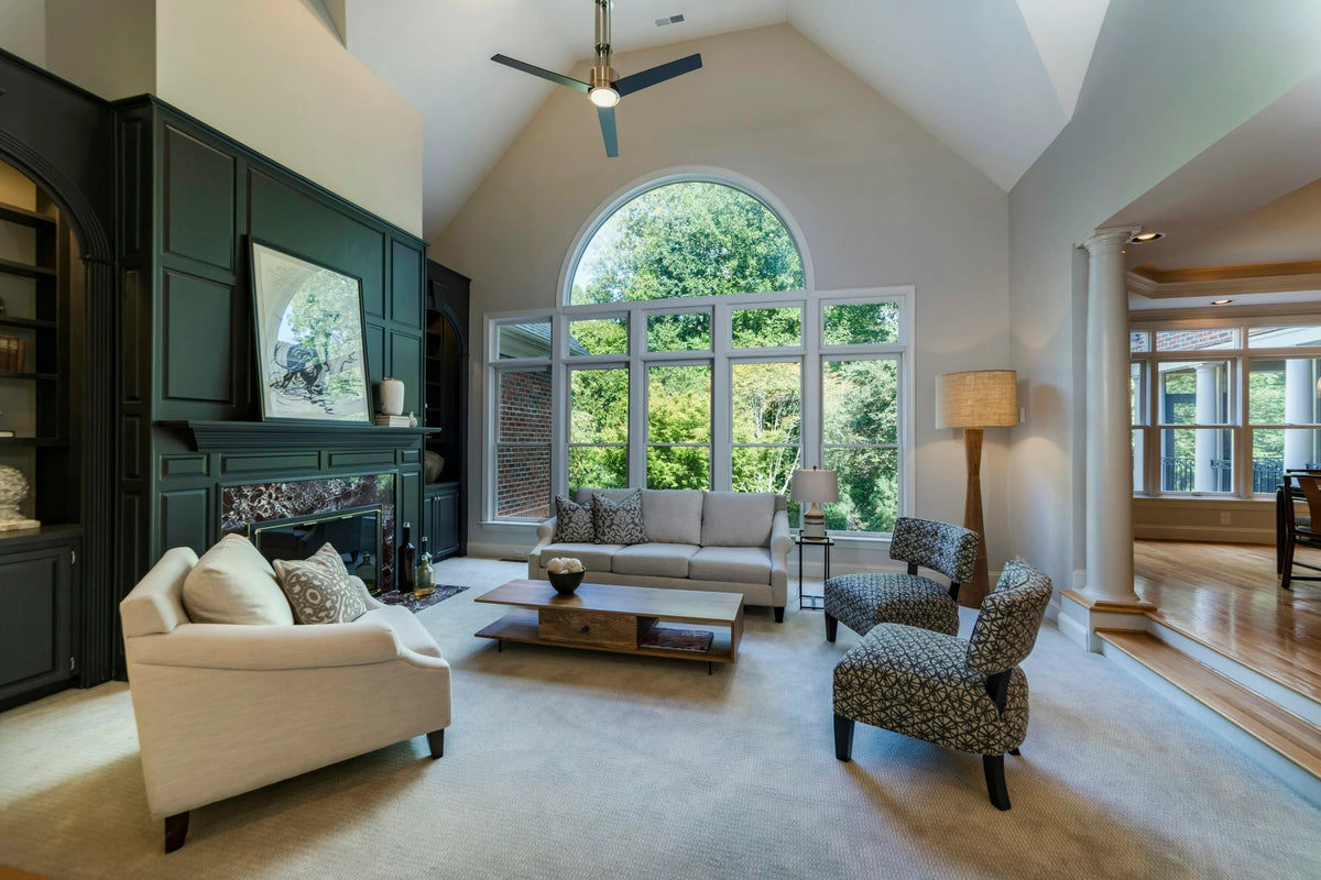 Elevate your home décor with drapery for arched windows