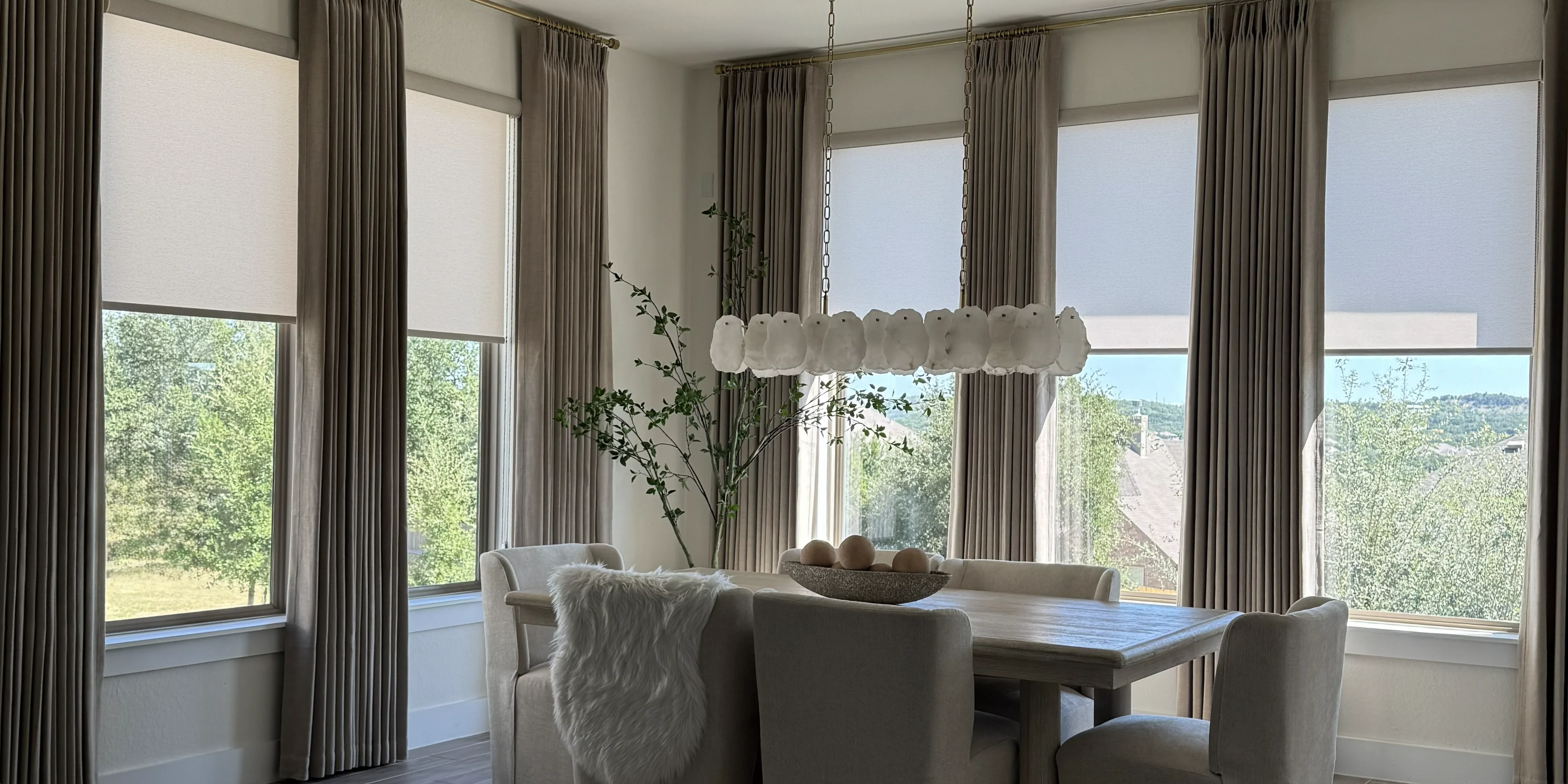 Self-lined Curtains