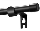 black curtain rods