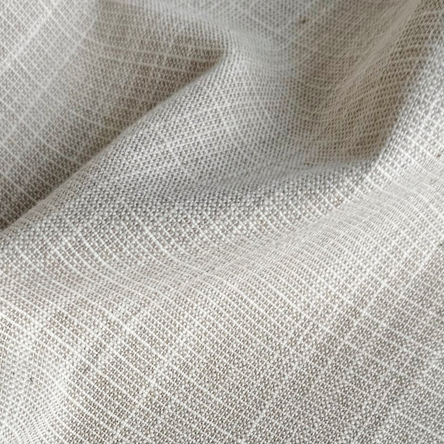 Luce 100% Linen & Cotton | The Pure Drapery fabric and drape detail