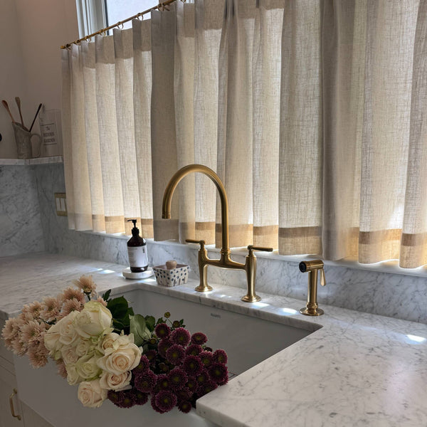 Liam Linen｜Café Curtains