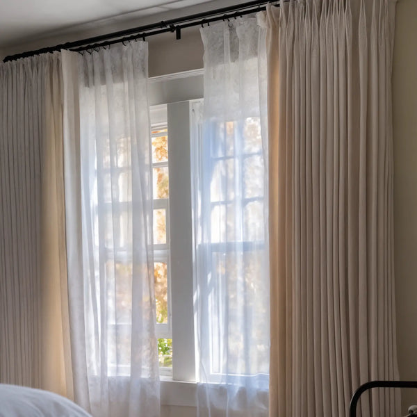 Evelyn | Double Curtain Rod | Customizable