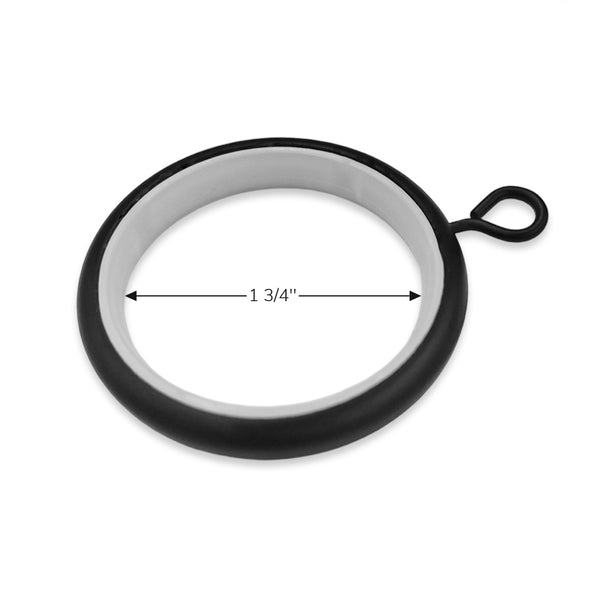 Evan Quiet-Glide Curtain Rings – 12 Pieces