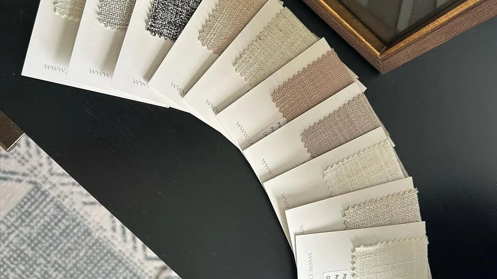 A curated range of Cozyology fabric swatches