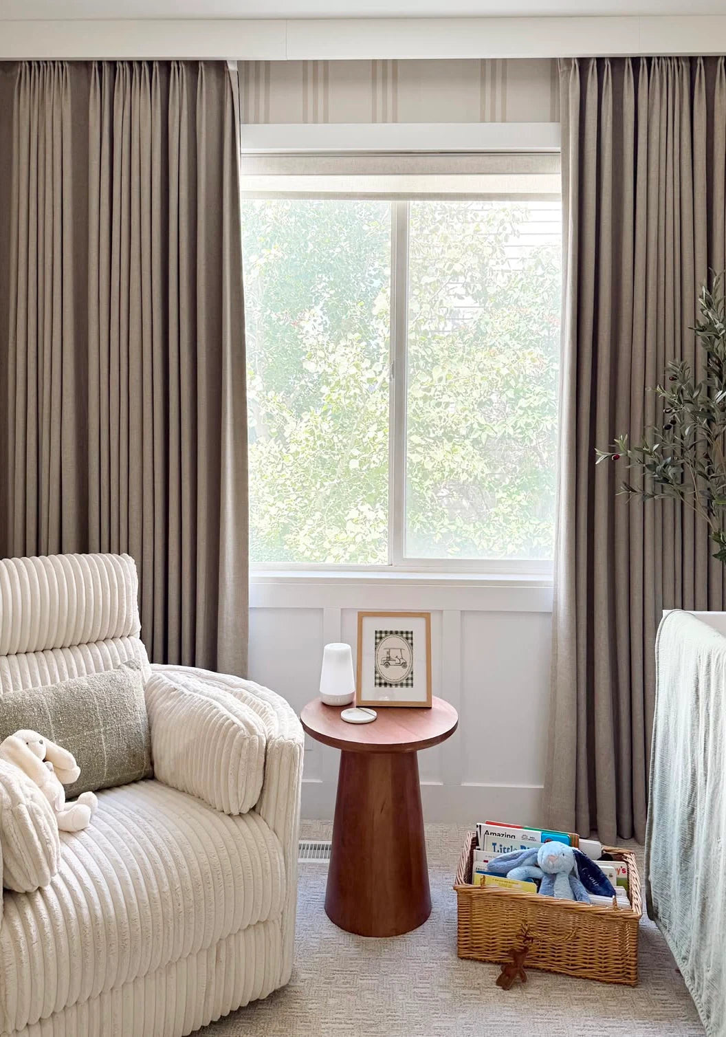 Livia Linen Drapery - Driftwood Beige
