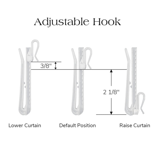 Elin Curtain Hooks – 32 Pieces