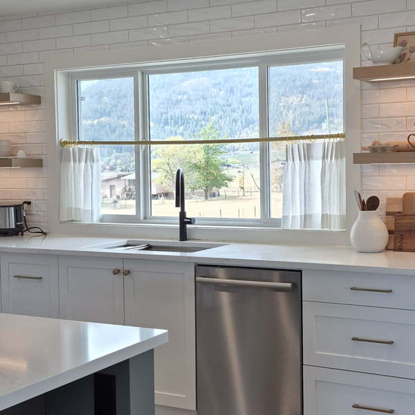 Silk Chic｜Sheer｜Café Curtains