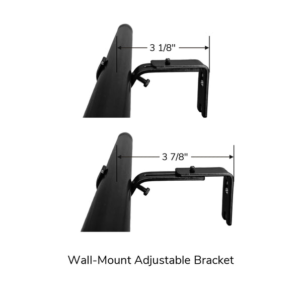 Riley | Length Adjustable | Double Curtain Rod