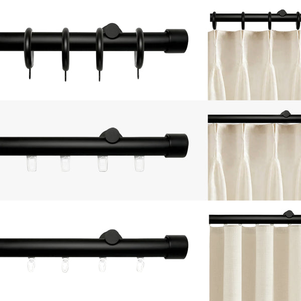 Ronan | Custom Size | Traverse Curtain Rod
