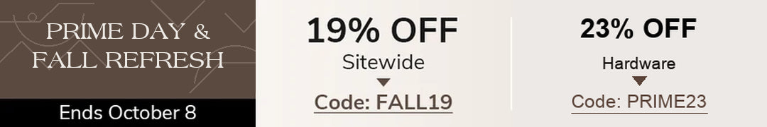 Prime Day and Fall Refresh: 19% off sitewide with code FALL19 and 23% off eligible hardware with code PRIME23, ends October 8