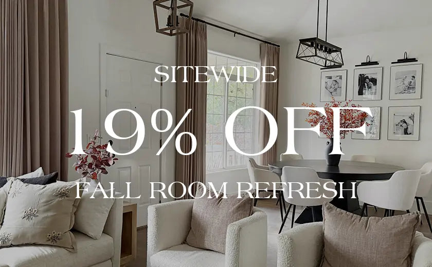 Fall Room Refresh: 19% off sitewide with code FALL19, ends October 8